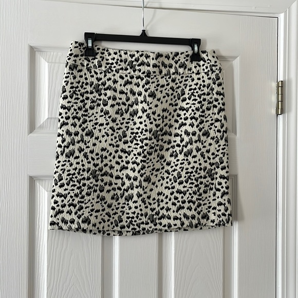 Loft size 4 animal print skirt - Picture 1 of 5
